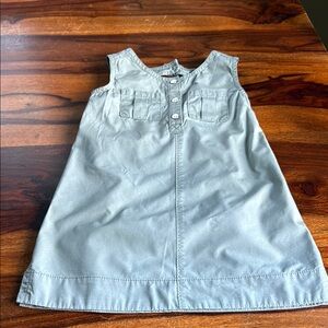 Sleeveless Light Green khaki dress